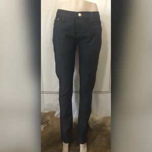 BC Jeans Navy Blue with Red Embellished Jeans